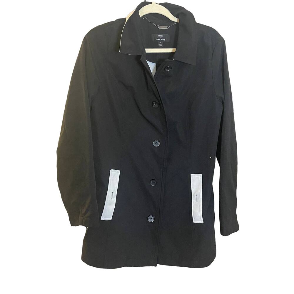 Dennis by Dennis Basso Black/White Jacket Sz M